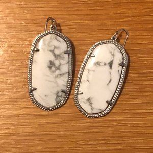 RARE Kendra Scott Silver Danielle Earrings